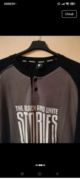 Maglietta cotone Juventus tg 48