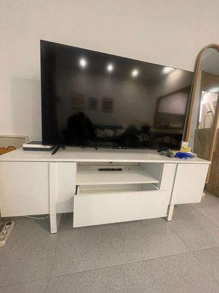 Mueble TV Sklum Rack Metal y Madera