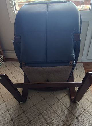 SILLON reclinable y basculante de cuero