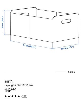 3 Cajas organizadoras Besta