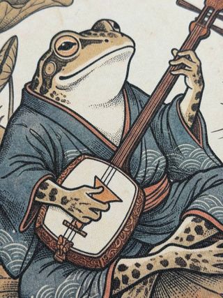 30x40 Rana che suona