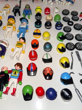 Playmobil Lote Motos y Figuras