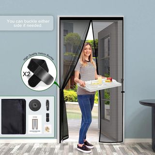 ENGROSAR Cortina Mosquitera Puerta Magnetica, 120x