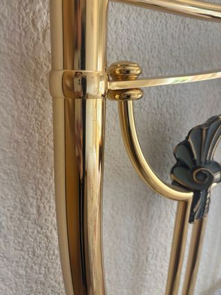 Cabecero y Cama Dorado Vintage