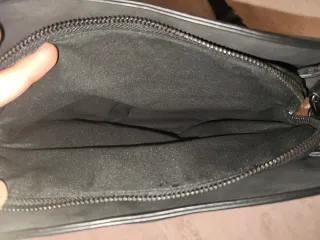 Bolso bandolera gris oscuro