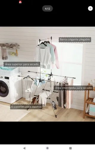 Tendedero Plegable Vertical