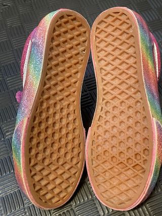 Zapatillas Vans Niña Talla 30 Glitter Rosa