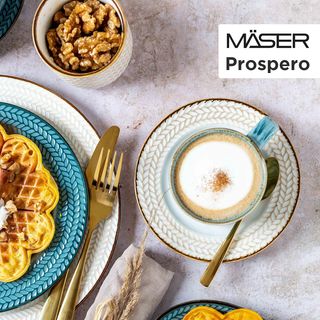 Serie Prospero Premium - Juego de vajilla de café
