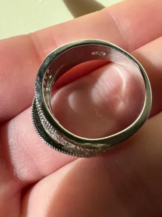 Anello Argento 925 Zirconi Tennis Bijo