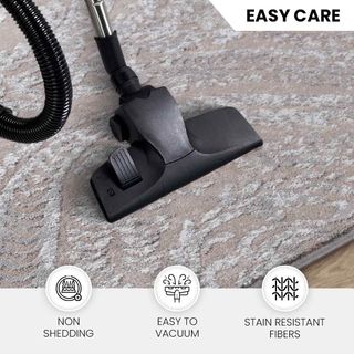 Alfombra Oriental Vintage Livabliss Gris/Blanco