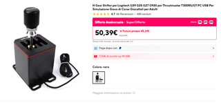 Cambio e freno a mano drifting sim racing per PC