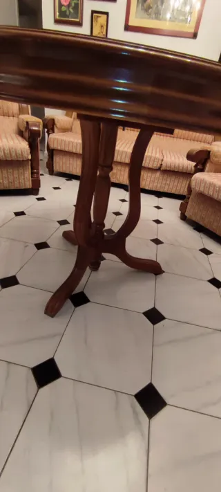 Mesa comedor extensible madera