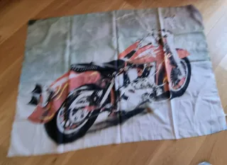 Bandera temática motero moto custom