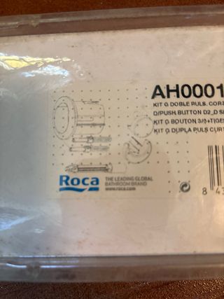 Pulsador Doble Corto Roca Cisterna