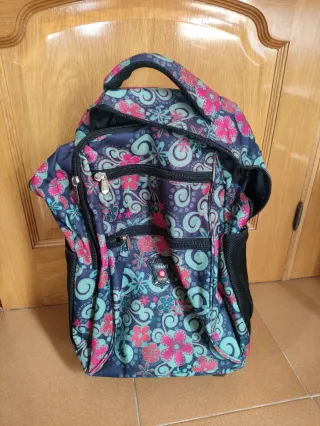 Mochila escolar ORMI floral