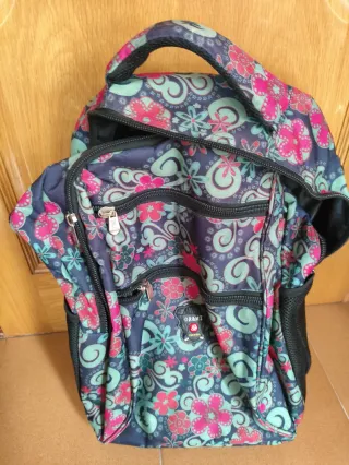 Mochila escolar ORMI floral