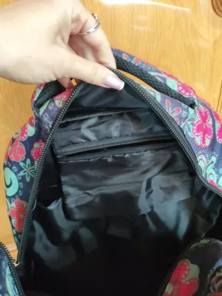 Mochila escolar ORMI floral