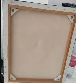 Preziosa pittura ad olio originale Dama in Giardino