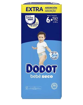 Pañales Dodot Talla 6 Extra Absorción
