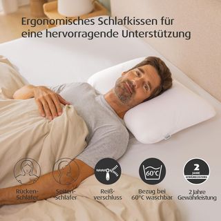 TEMPUR Almohada cervical ergonómica Symphony para