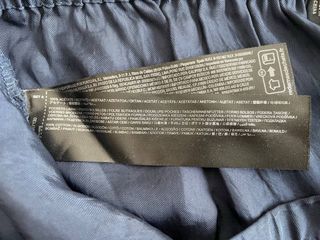 Bermudas Mango cintura elástica azul marino M