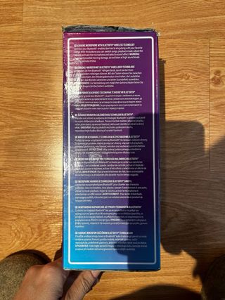 Micrófono Karaoke Bluetooth Rosa