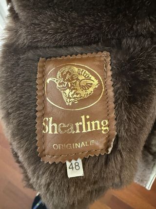 Cappotto Shearling Vintage Unisex Taglia 48