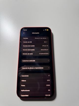 iPhone 12 128GB Rojo