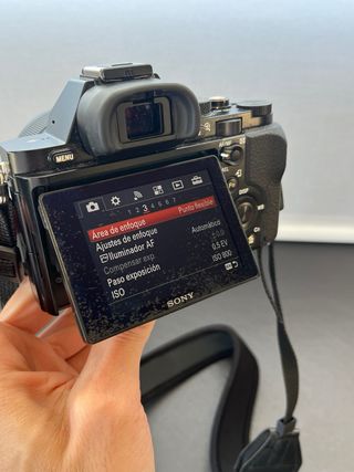 Sony a7R + objetivo 50 mm FE + flash Godox