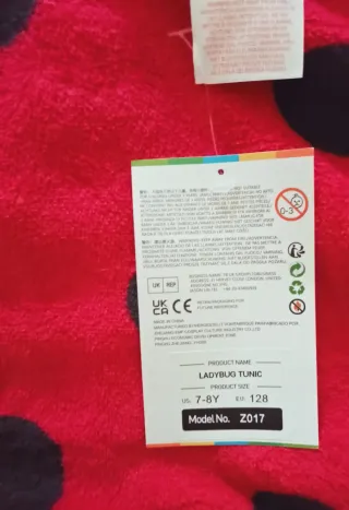 Disfraz Infantil Mariquita, Niñ@s de 7 y 8 años