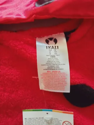 Disfraz Infantil Mariquita, Niñ@s de 7 y 8 años