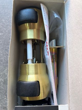 Pomo Cerraval Aluminio Dorado