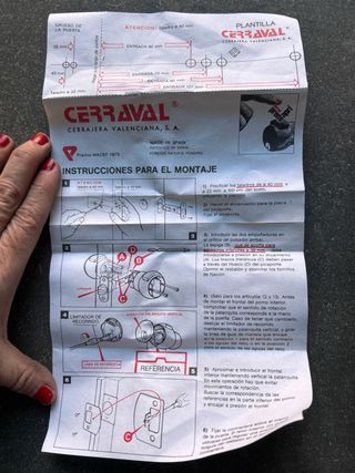 Pomo Cerraval Aluminio Dorado