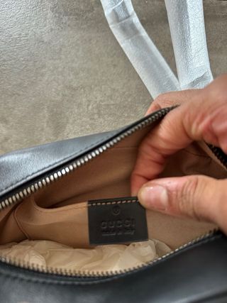 Bolso Gucci Negro y Dorado