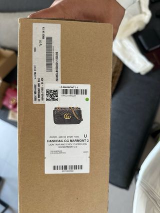 Bolso Gucci Negro y Dorado