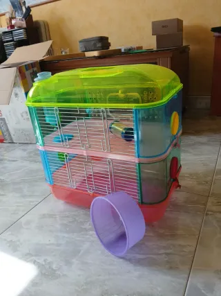 Jaula hámster 2 pisos