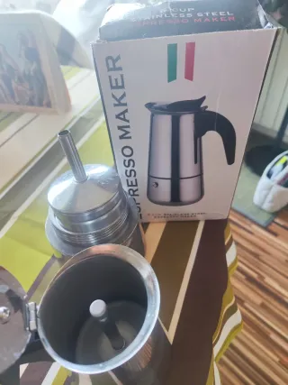 Cafetera Italiana 6 Tazas NO Inducción