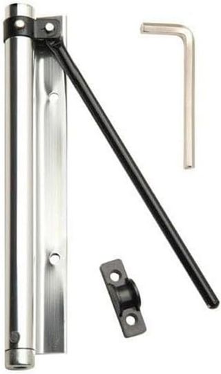 Muelle Puerta Wolfpack Aluminio Anodizado Plateado