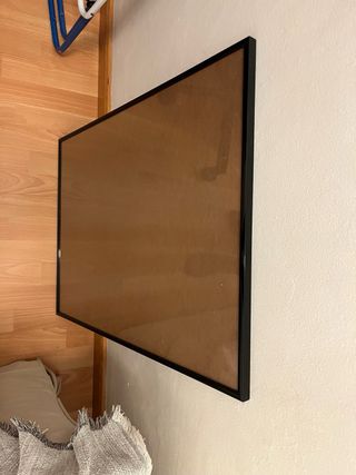 Marco de cuadro negro con cristal