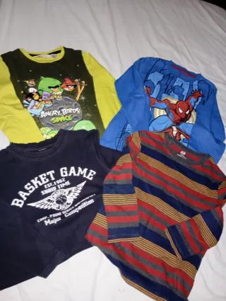 Camiseta manga larga talla 5-6 110-116 cm