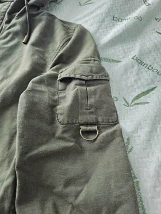 Parka chaqueta hombre Skalpers talla S verde