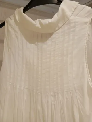 Vestido blanco estilo ibicenco