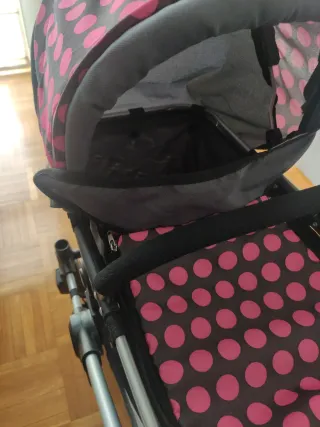 Coche de capota-Silla de muñecas 2 en 1