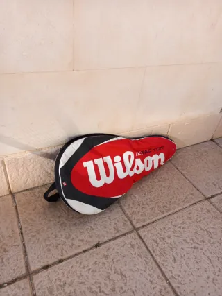 Raqueta Wilson Federer + Paletero