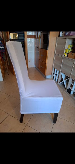 Capas de proteção para cadeiras brancas