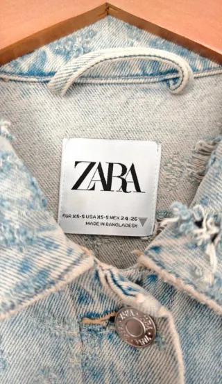 Chaqueta Tejana Zara hombre Talla S