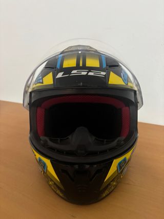 Casco LS2 RAPID Negro y Amarillo