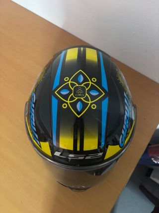 Casco LS2 RAPID Negro y Amarillo