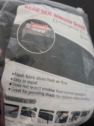 Parasoles Traseros Coche (2 Unidades)