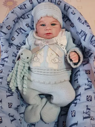 Bebé Reborn con Moisés